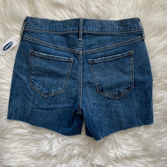 *HP!* distressed denim high waisted shorts (5”) - Picture 6 of 6